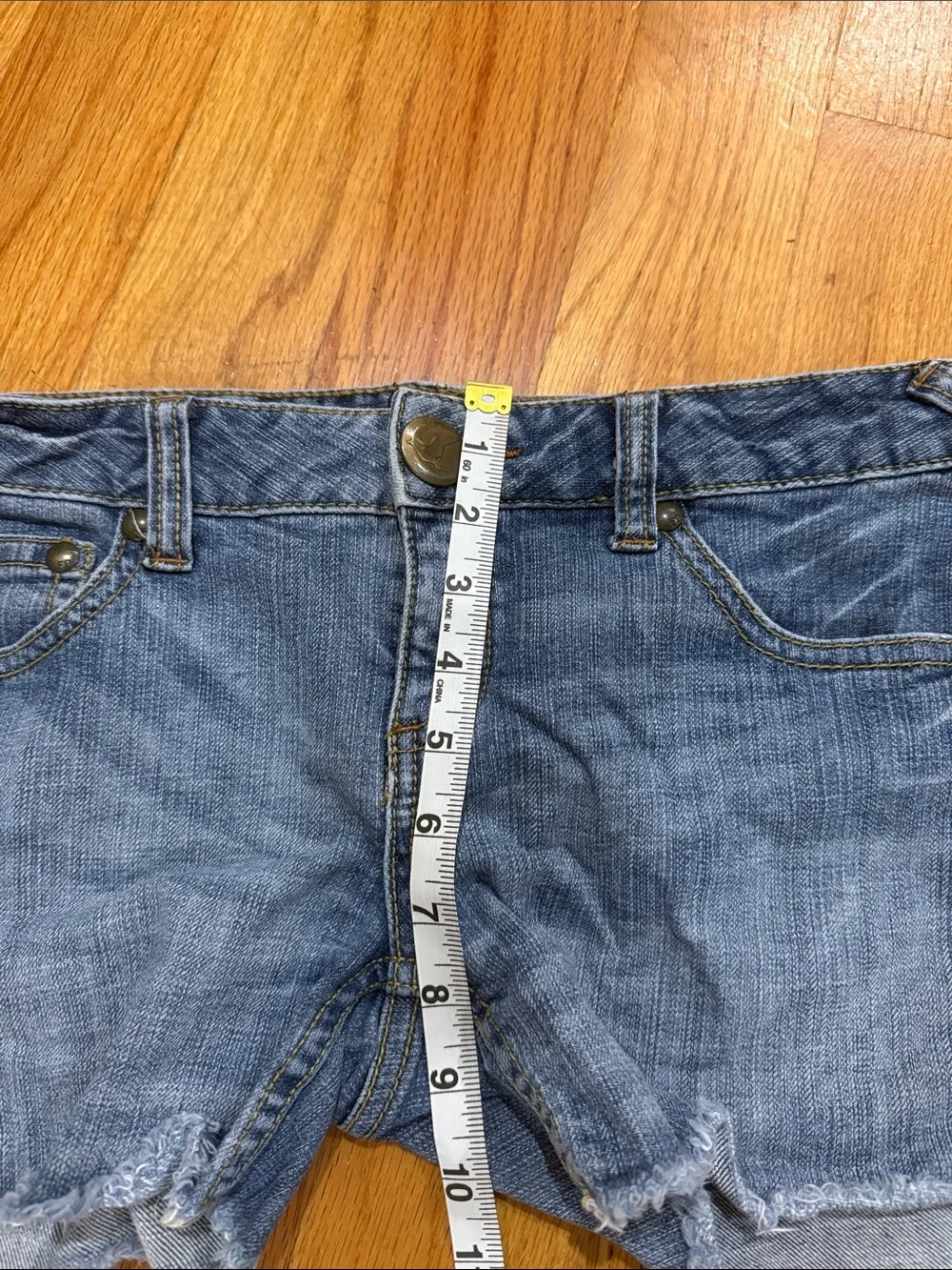 Free People Denim Cutoff Shorts - Medium Wash, W29